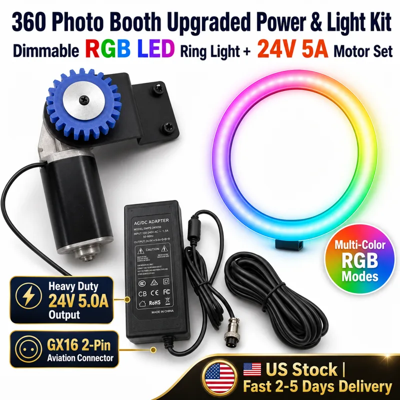 Outdoor Power Adapter Ring - Kit Adattatore di Alimentazione US24V 5A