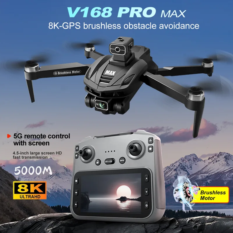 Outdoor Power Box - V168 PRO Max GPS Drone 8K