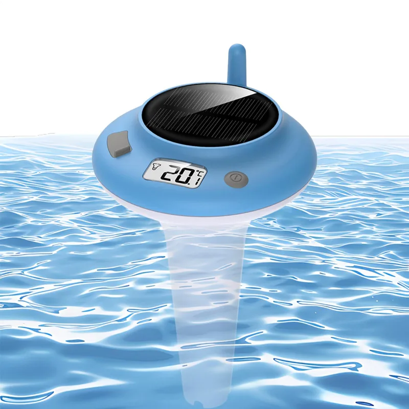 Outdoor Power For Hot Tub - Termometro Digitale Galleggiante a Energia Solare