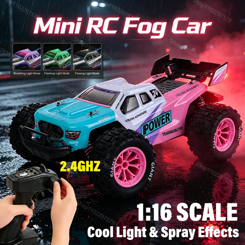 Outdoor Power Meter Bike - Mini Auto RC Spray 4x4 Buggy
