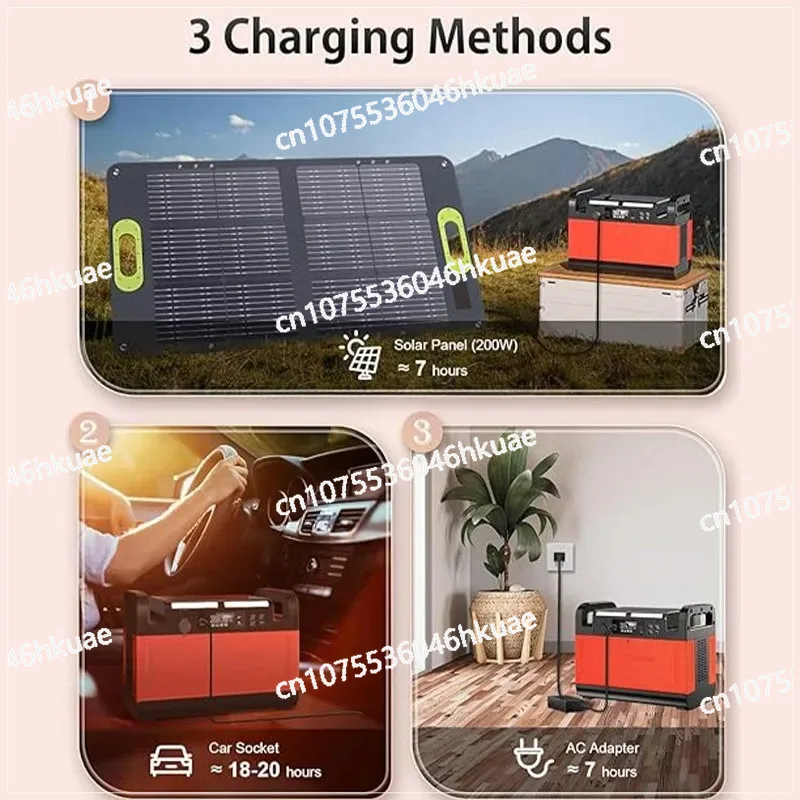 Outdoor Power Bank With Ac Outlet - Power Bank portatile da 1500 watt