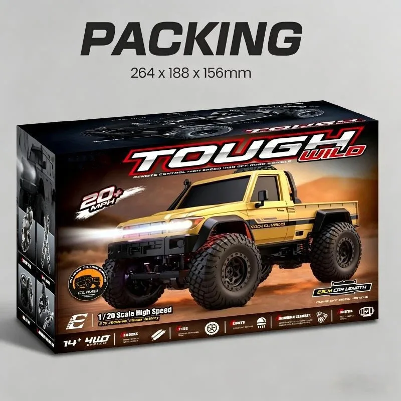 Camion RC Crawler 4X4 1/20 Com - Outdoor Power Meter Bike recensione e prezzo