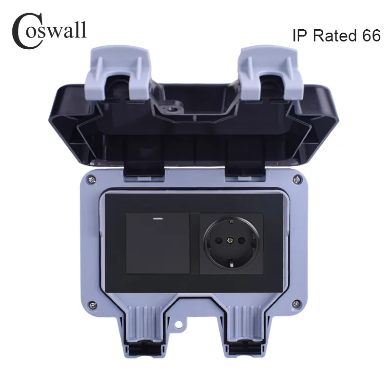 Coswall IP66 presa di corrente - Outdoor Power Outlet Weatherproof recensione e prezzo