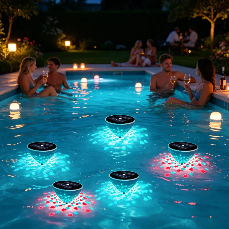 Luci solari per piscina, 2 pez - Outdoor Power For Hot Tub recensione e prezzo
