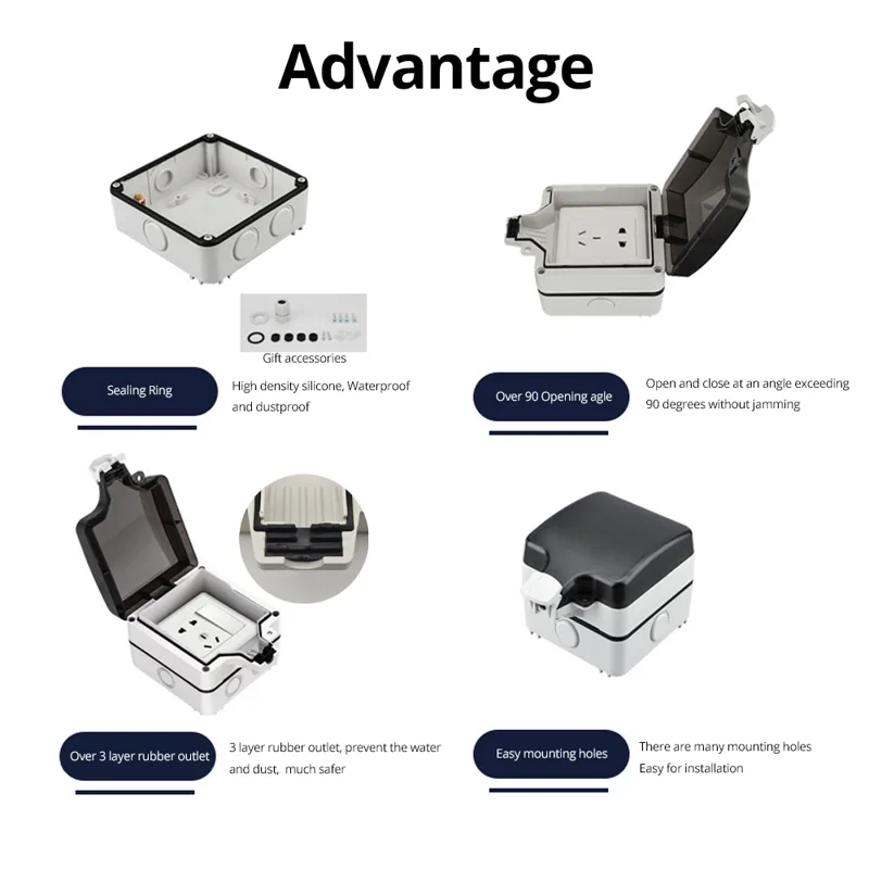 Wallpad IP66 Scatola esterna i - Outdoor Power Outlet Weatherproof recensione e prezzo