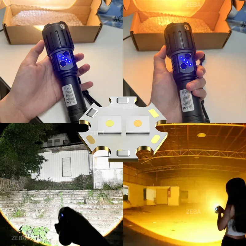 Torcia LED 80.000.000LM Gialla - Outdoor Power Meter Bike recensione e prezzo