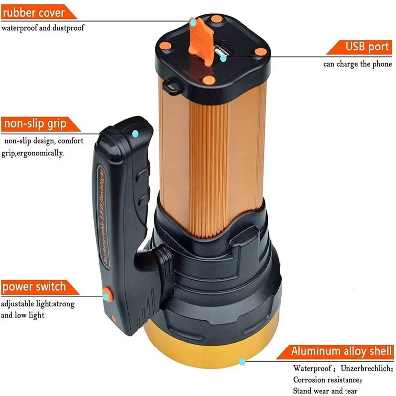 Torcia potente da 150 W Torcia - Outdoor Power Meter Bike recensione e prezzo