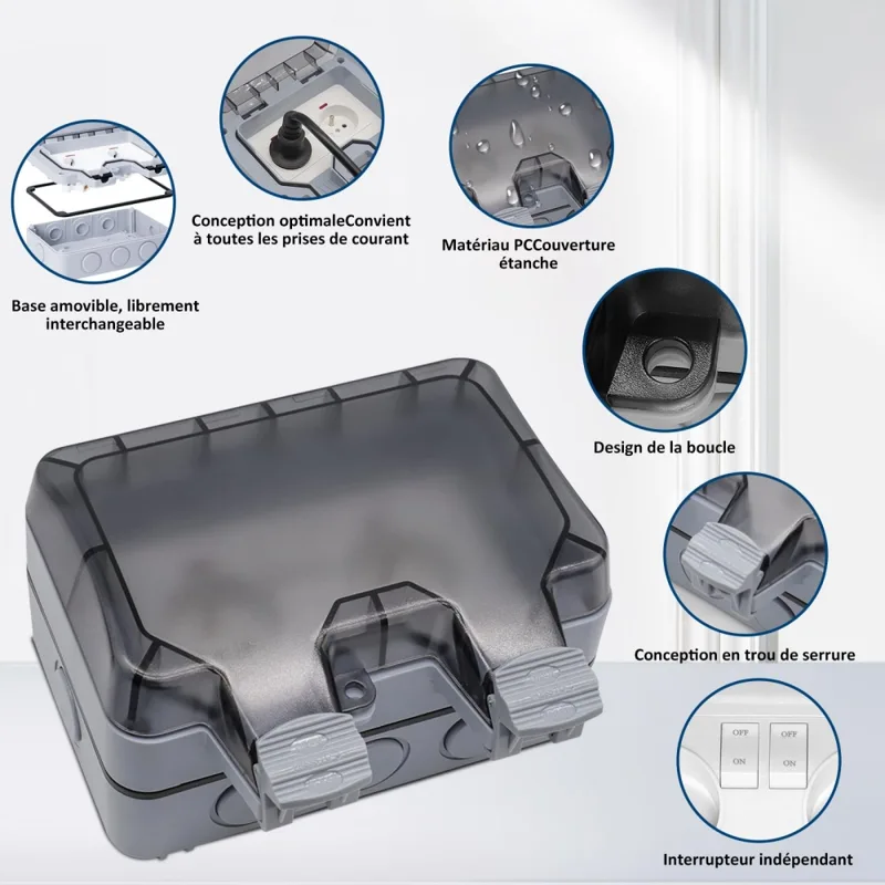 Presa esterna EIOMR Francia IP - Outdoor Power Outlet Weatherproof recensione e prezzo