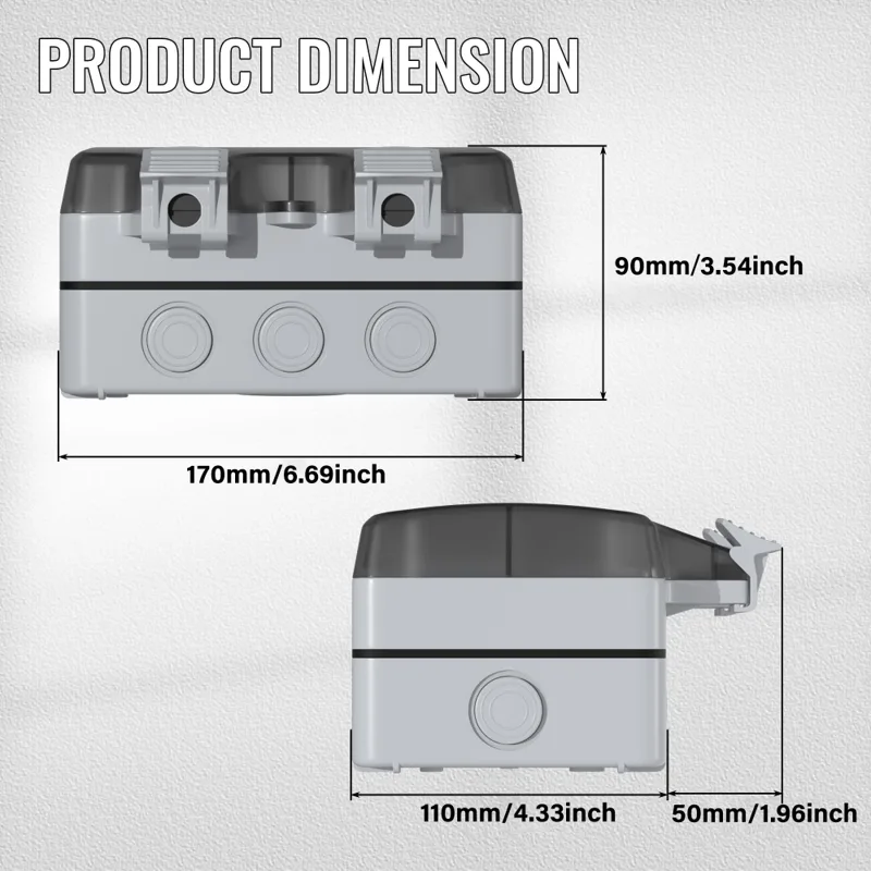 Presa esterna EIOMR Francia IP - Outdoor Power Outlet Weatherproof recensione e prezzo