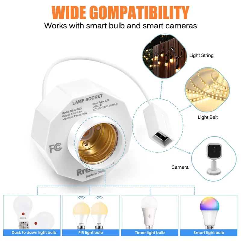 Adattatore presa presa luce US - Outdoor Power Adapter Ring recensione e prezzo