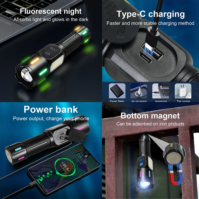 78000000LM Torcia LED Laser bi - Outdoor Power Meter Bike recensione e prezzo