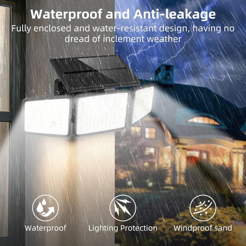 Lampada da parete a LED solare - Outdoor Power Outlet Weatherproof recensione e prezzo