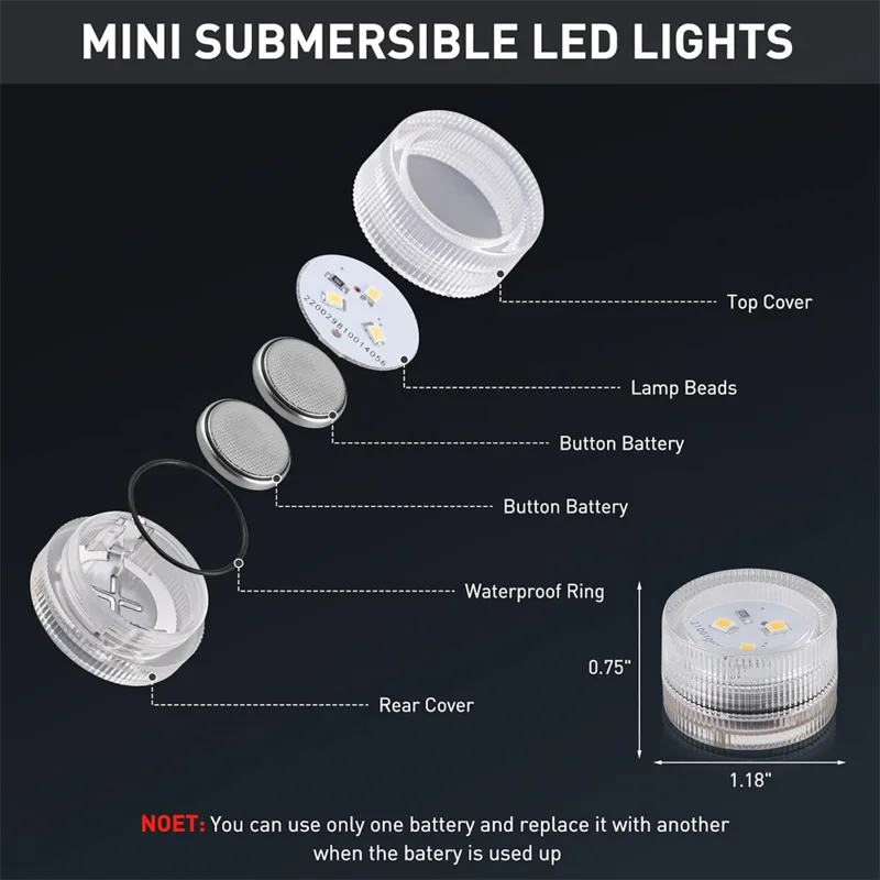 Mini luci da tè sommergibili s - Outdoor Power For Hot Tub recensione e prezzo