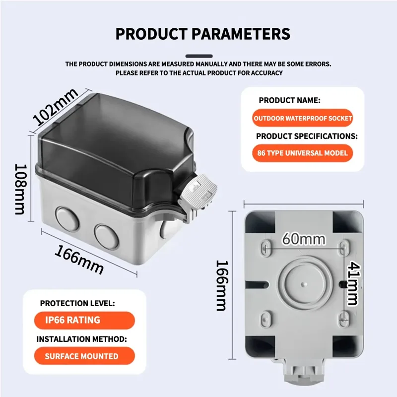 Pannello di Ricarica Industria - Outdoor Power Outlet Weatherproof recensione e prezzo